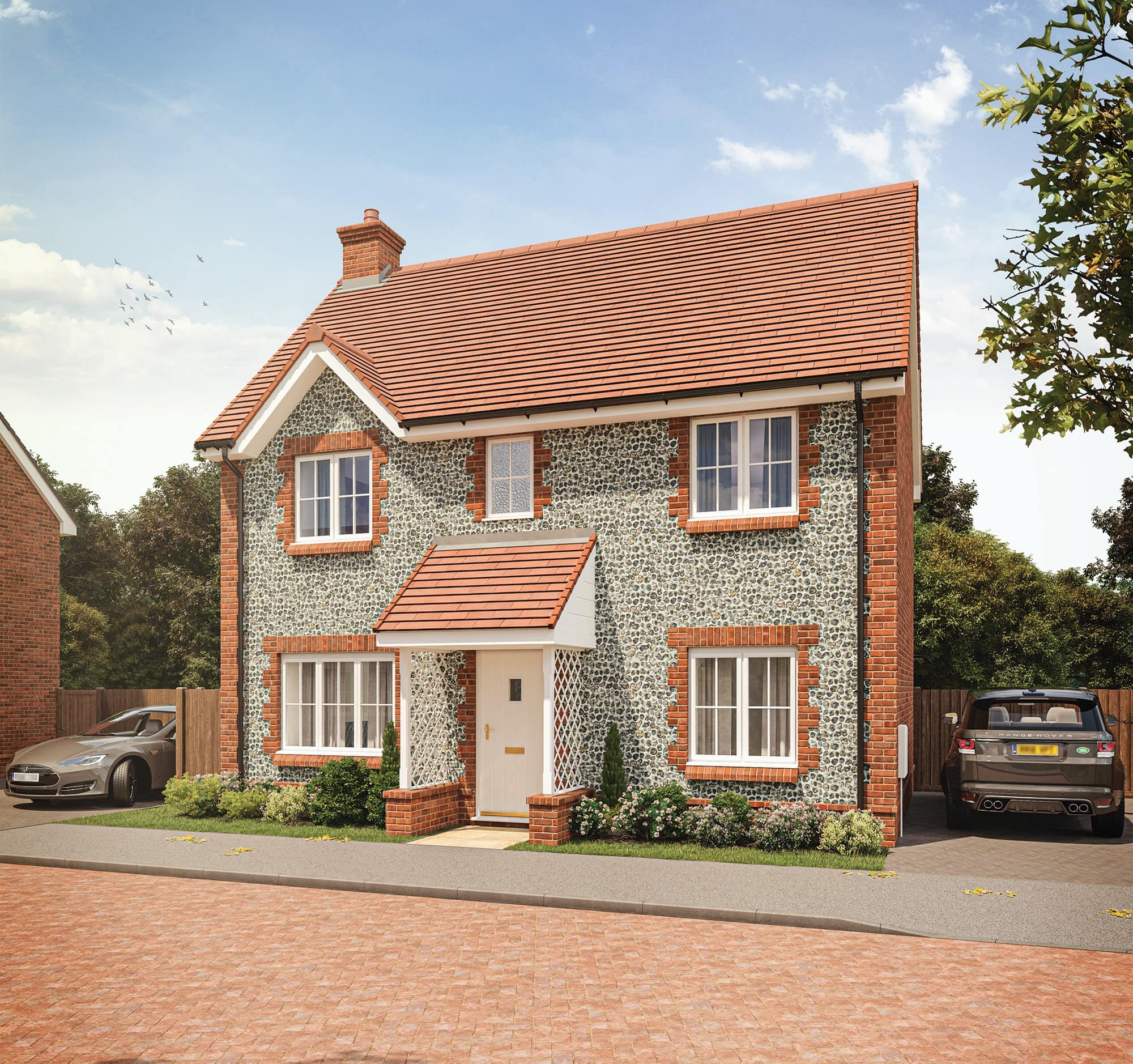 Image of the exterior of Shopwyke View development from Places for People - available to purchase through Shared Ownership on Share to Buy!