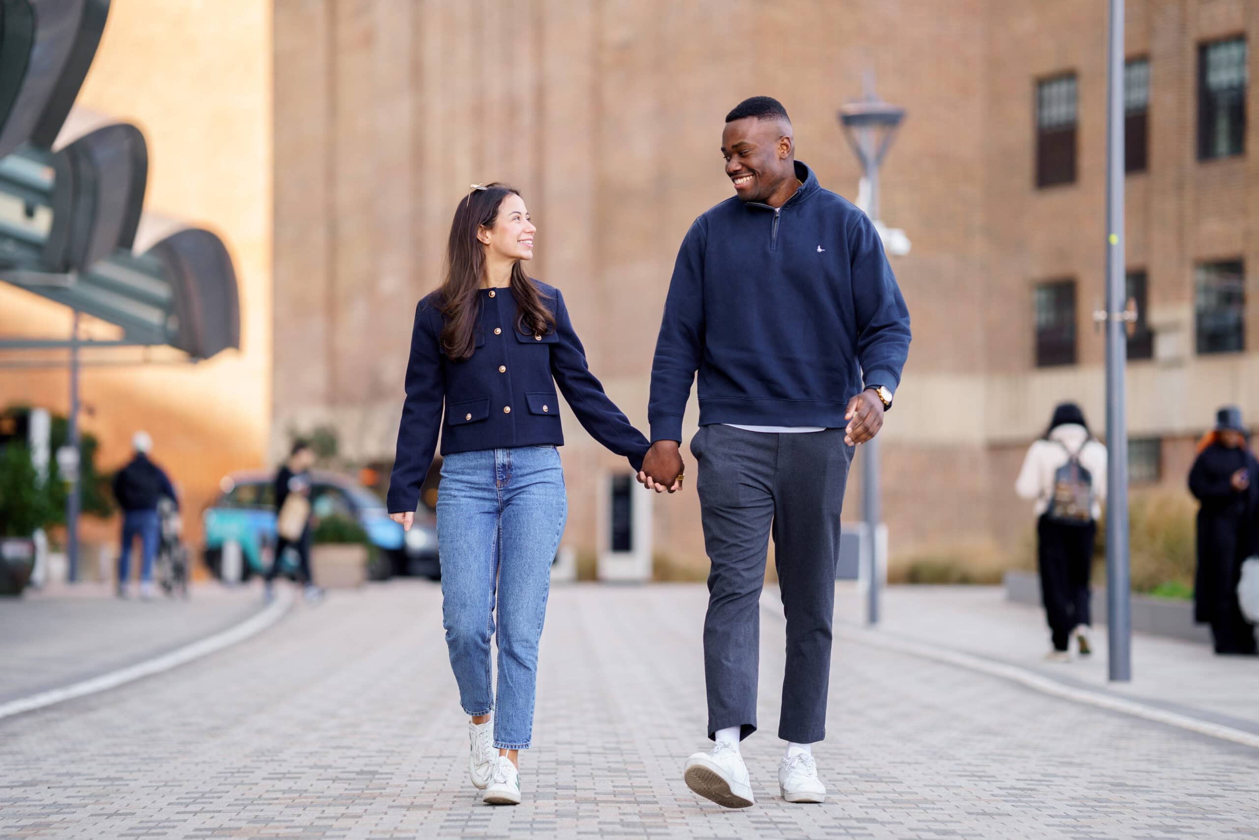 Olivia and her partner - Shared Ownership buyer at Peabody's New Mansion Square