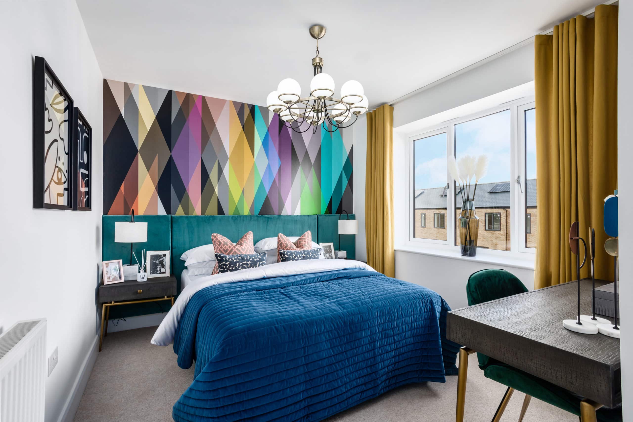 Bedroom one at Catalyst's The Printworks - Shared Ownership homes available on Share to Buy