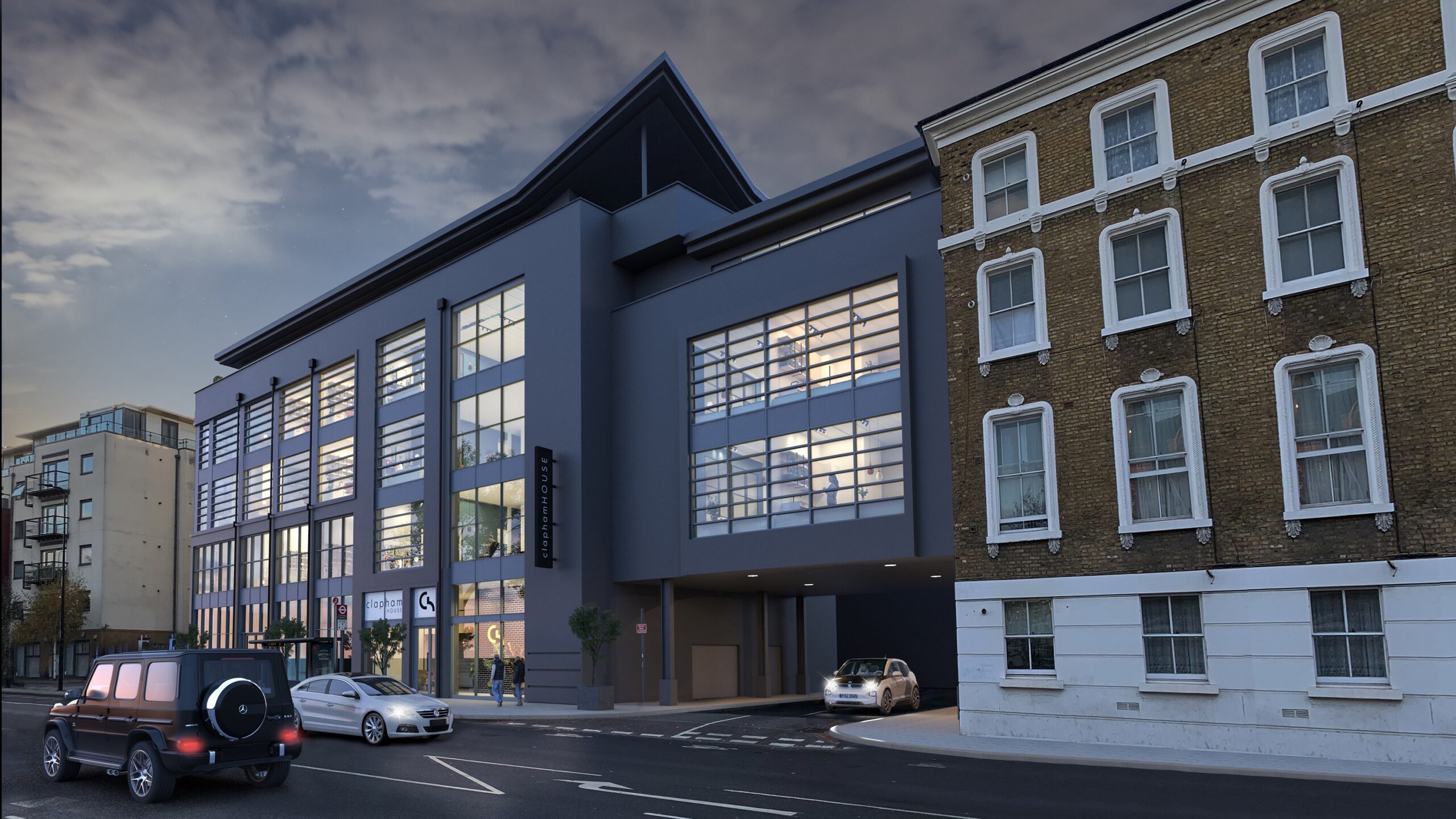 Exterior CGI of Clapham House - Help to Buy homes available through JLL and Savills on Share to Buy