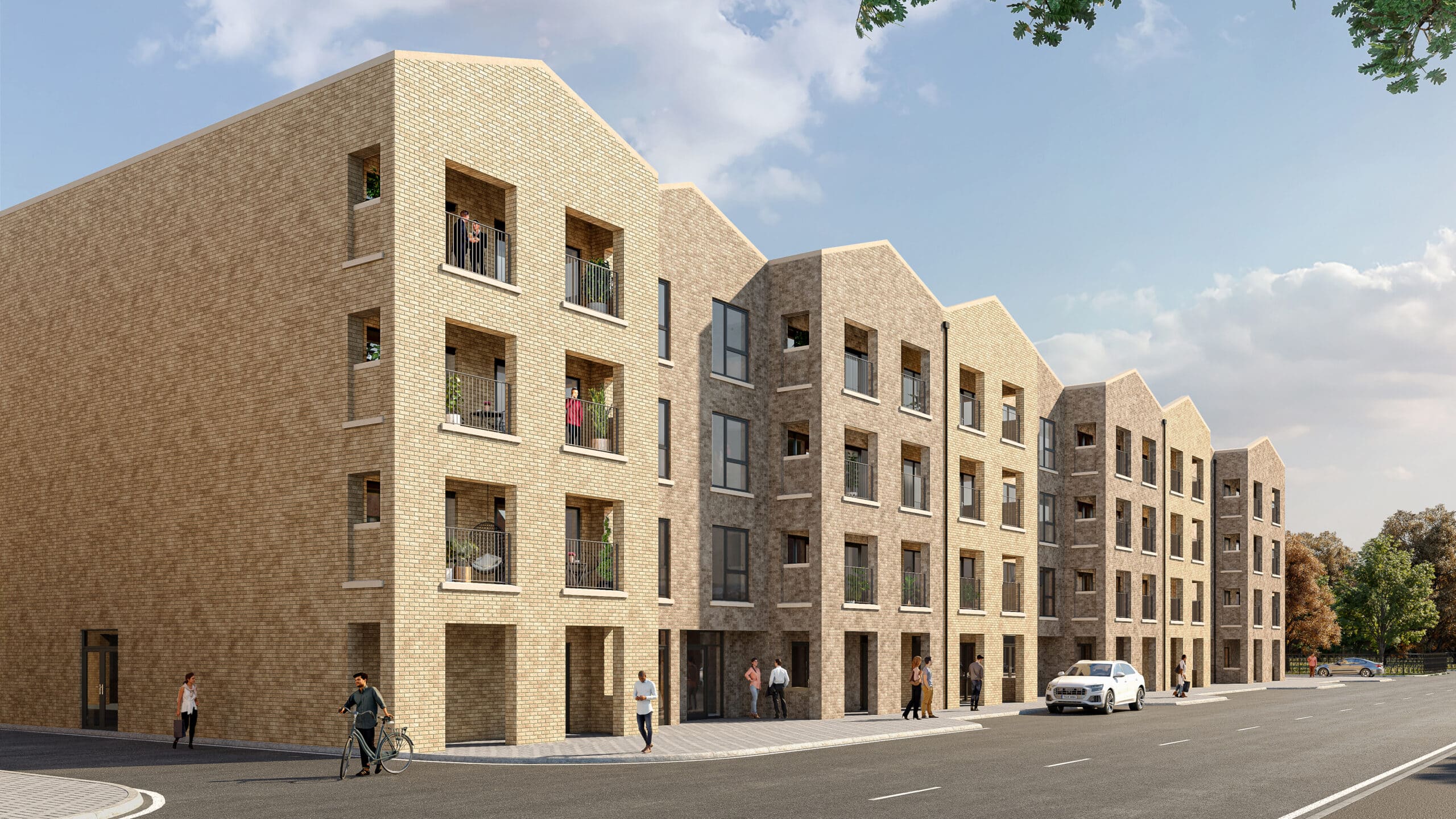 External CGI of L&Q at Marleigh - Shared Ownership homes available on Share to Buy