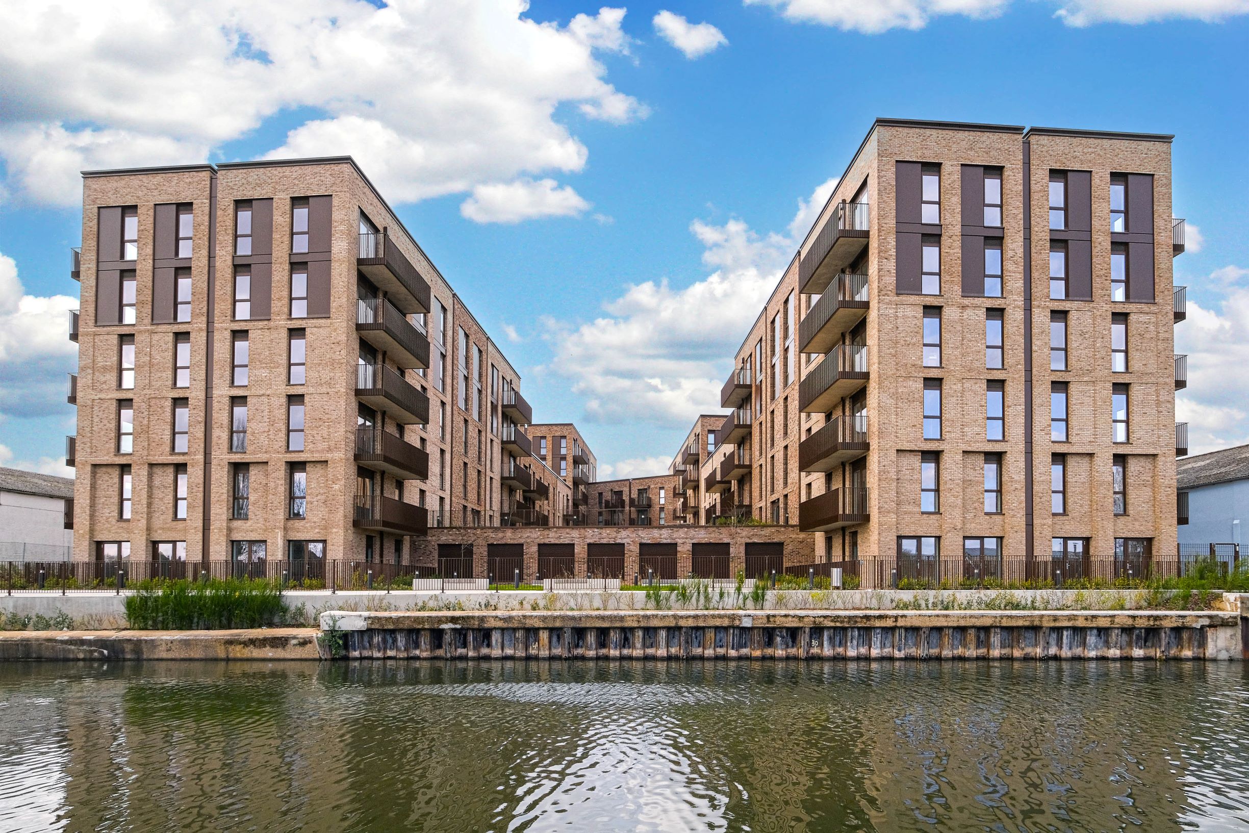 External CGI of JLL’s Liberty Wharf – Shared Ownership homes available on Share to Buy