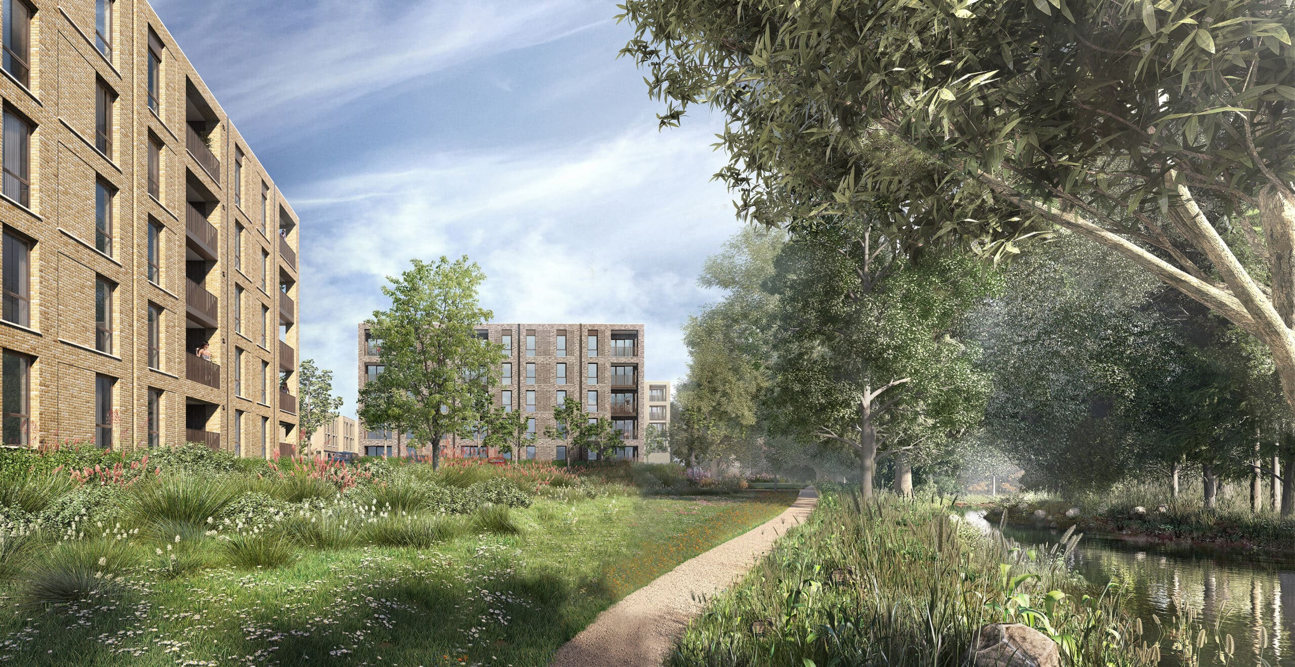 External CGI of Catalyst's Newman Place - search for Shared Ownership homes on Share to Buy
