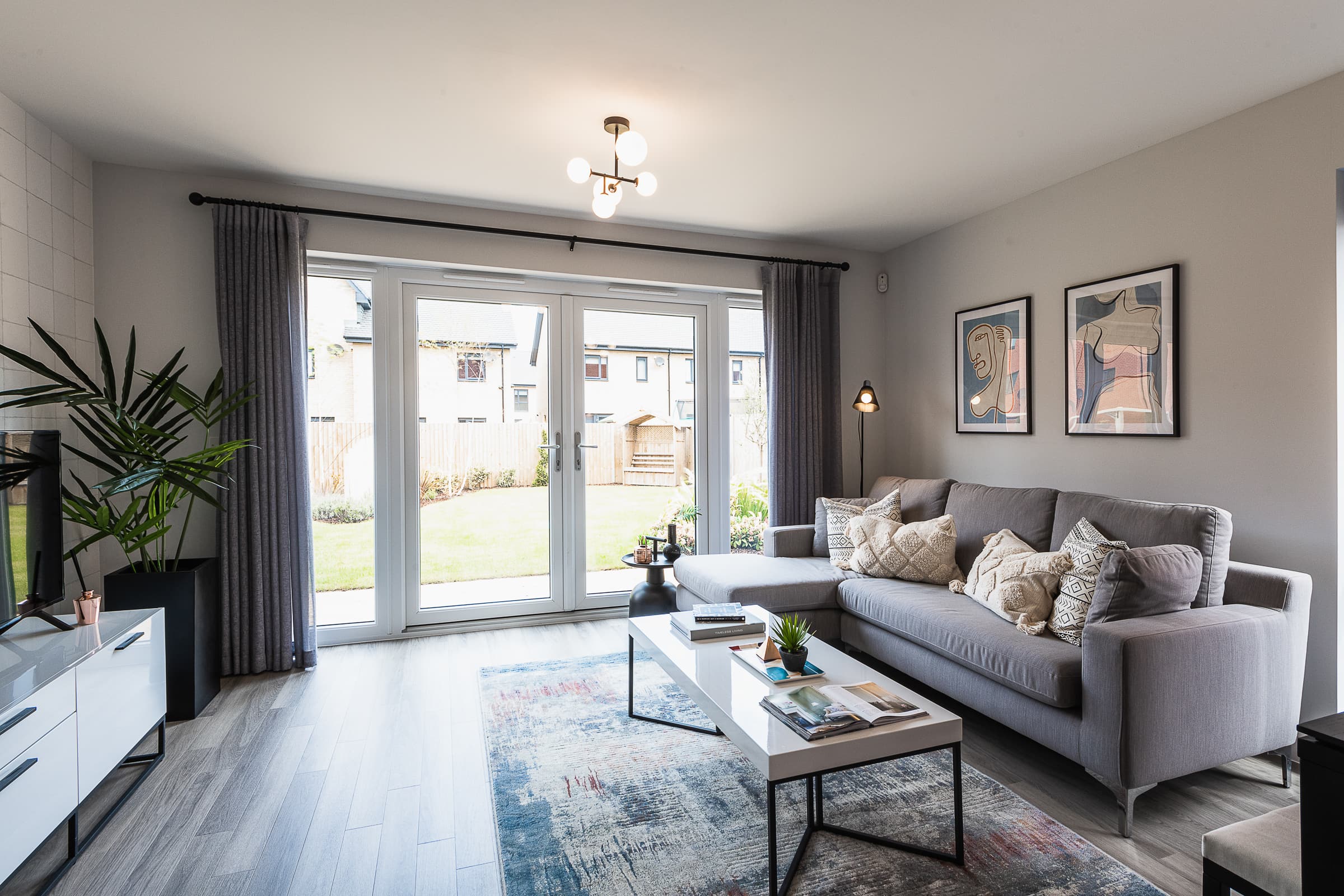 Internal photography of a livingroom at L&Q's Saxon Reach - Shared Ownership homes available on Share to Buy