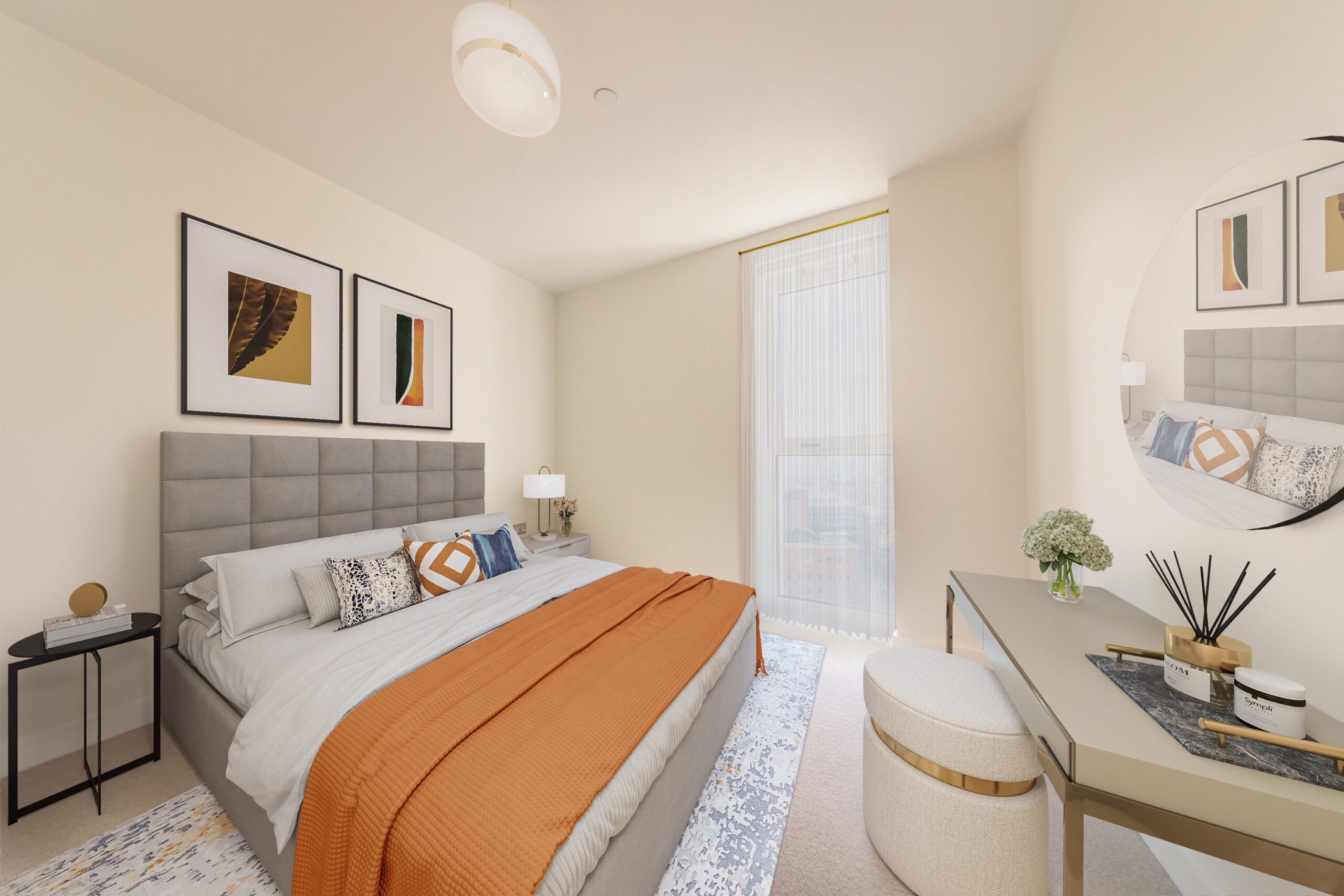 Internal image of a bedroom at Acer Apartments development by Legal and General Affordable Homes - available through Shared Ownership on Share to Buy!