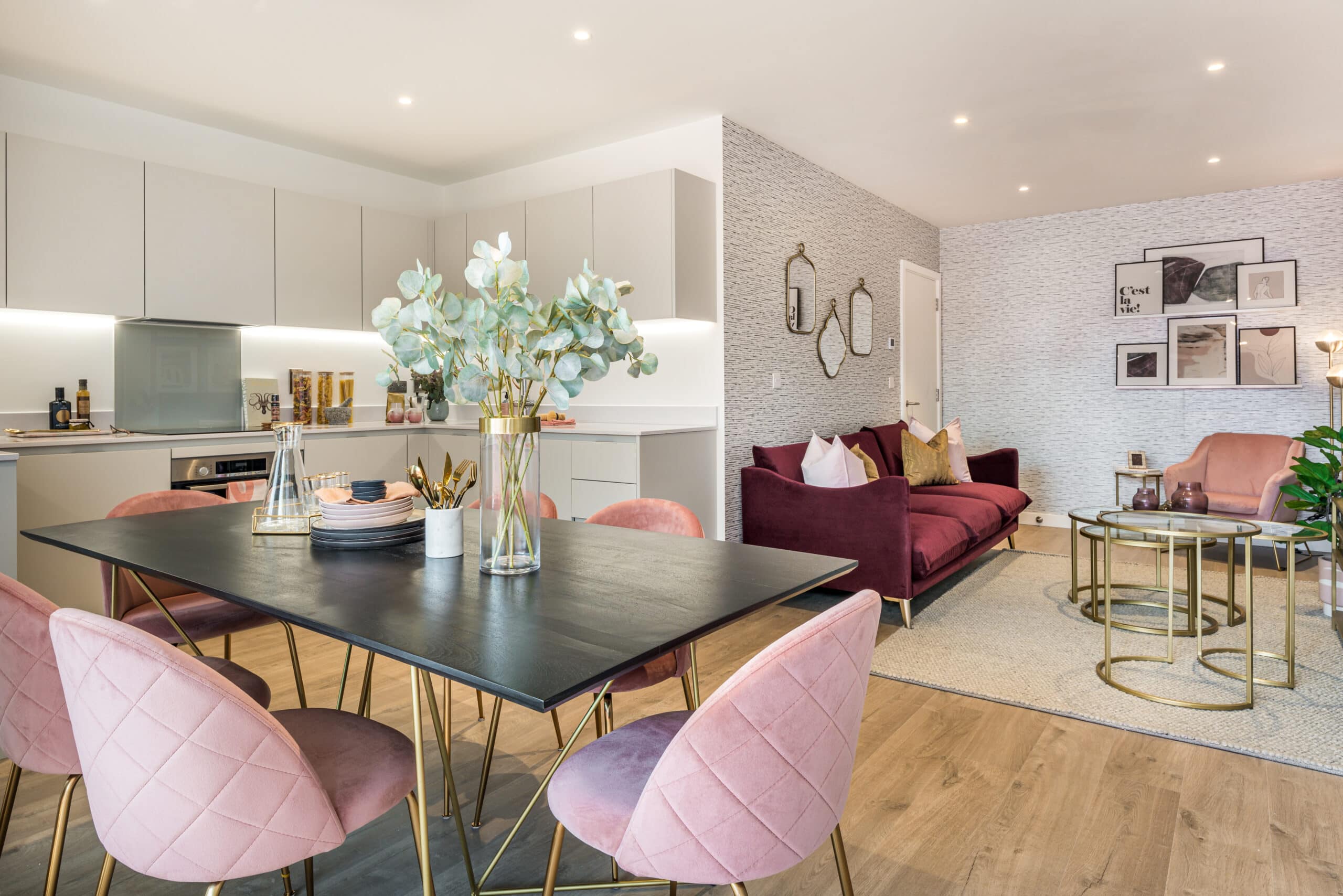 An interior image of a living room at a Southern Homeownership development - available to purchase through Shared Ownership on Share to Buy!