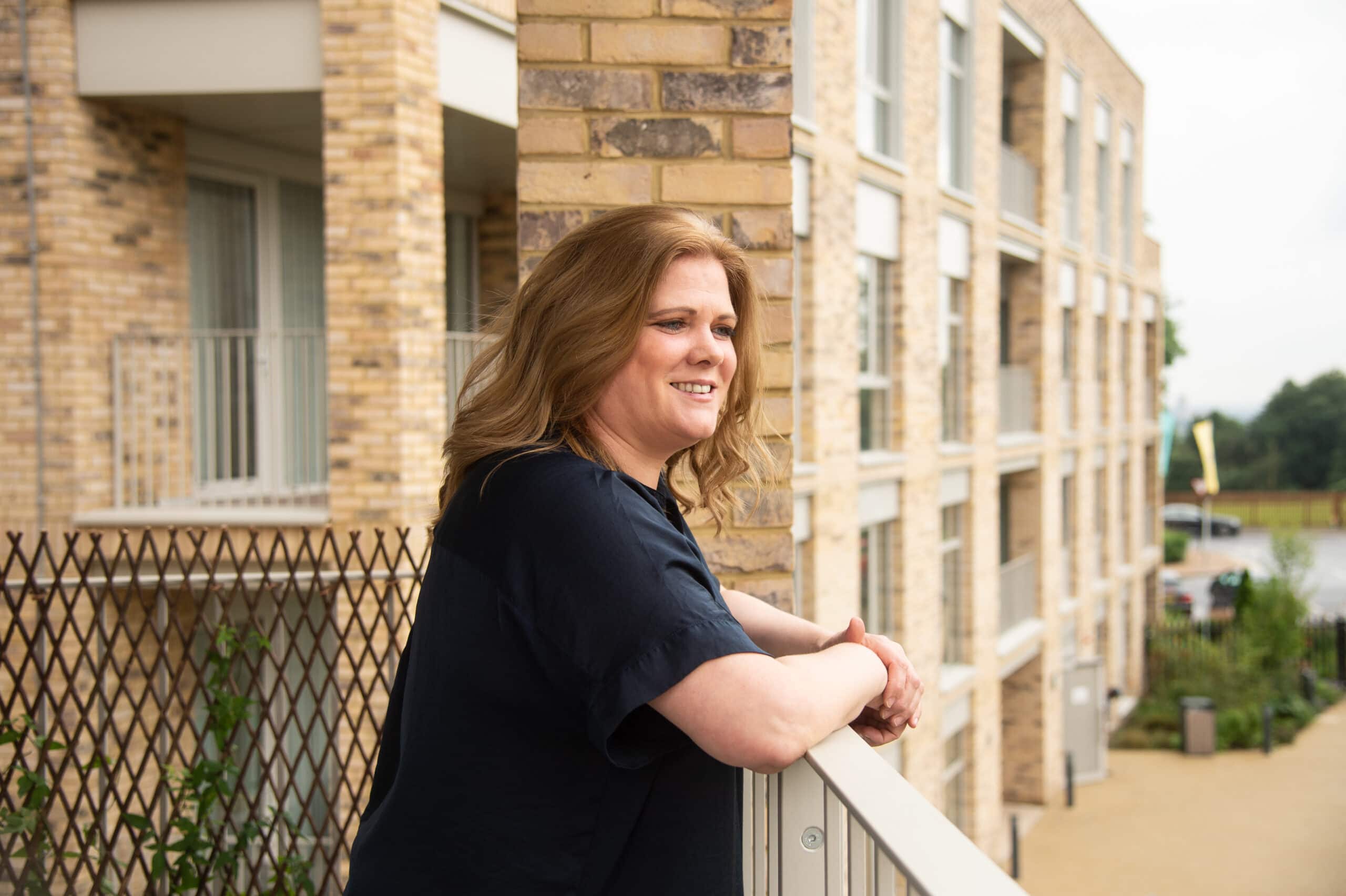 An image of first time buyer Juliet Aitken at the L&Q at Regency Heights development - available to purchase through Shared Ownership on Share to Buy! 