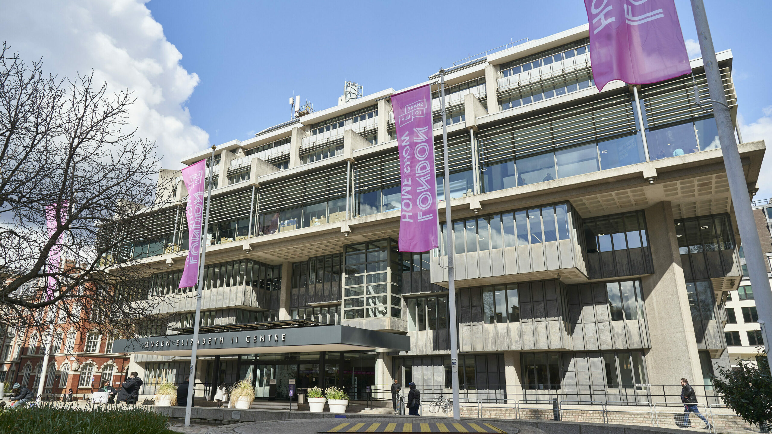 An exterior image of the QEII Centre Westminster 