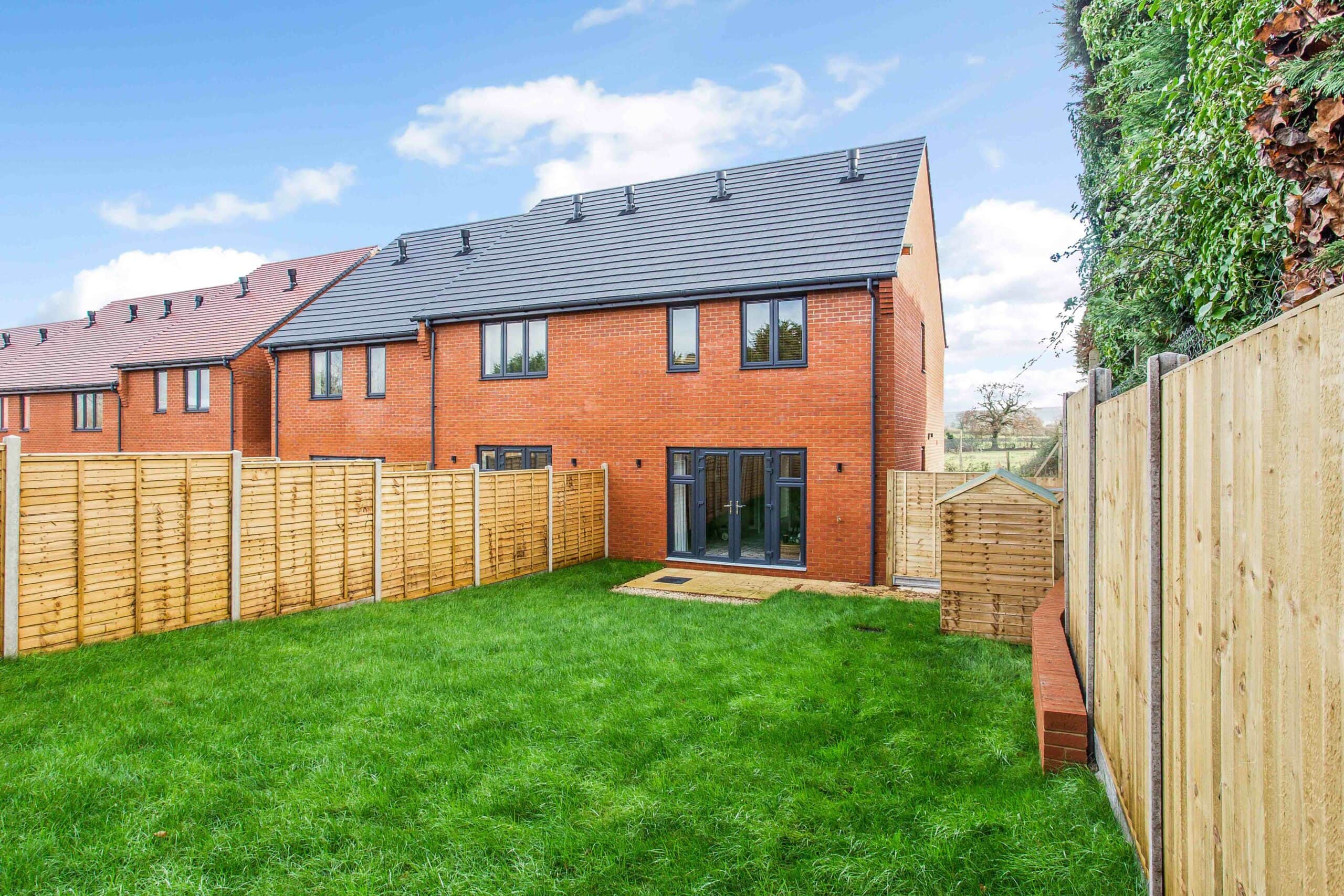 An image of a garden at Violet Cross by Abri Homes - available to purchase through Shared Ownership on Share to Buy!