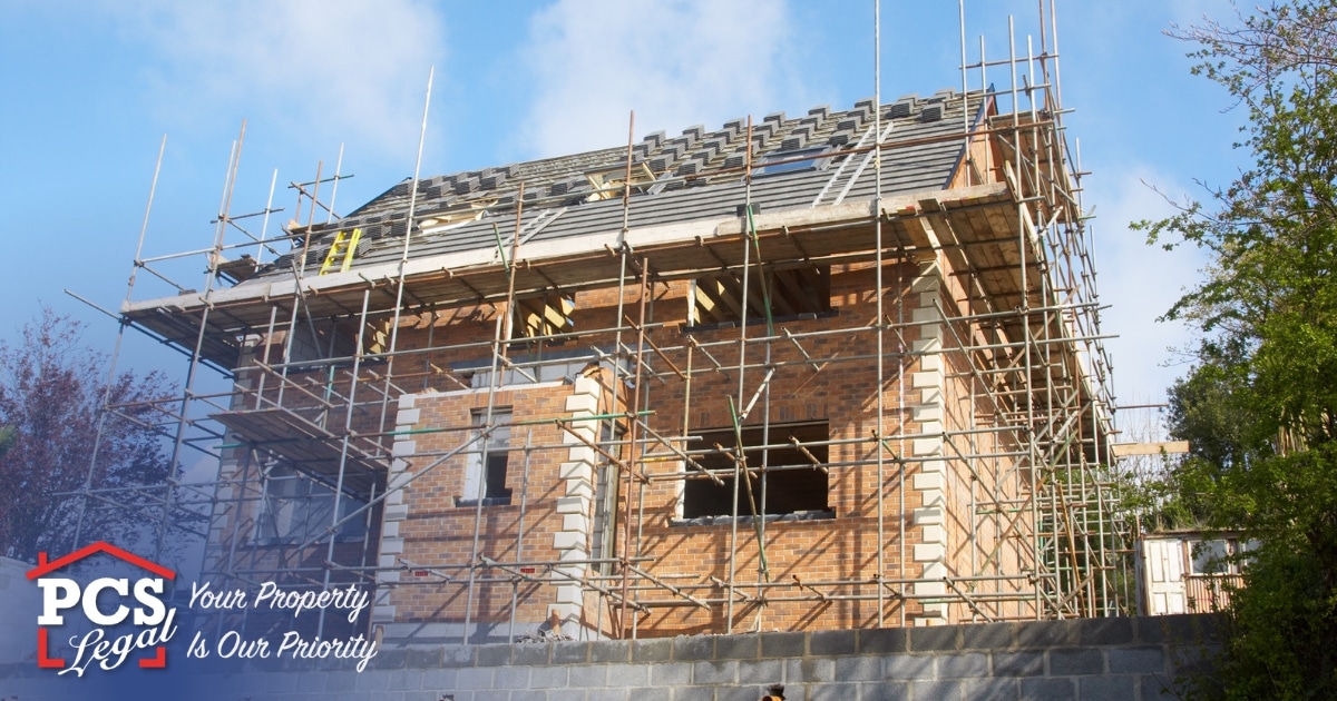 An image of a house under construction. Find your new home on Share to Buy!
