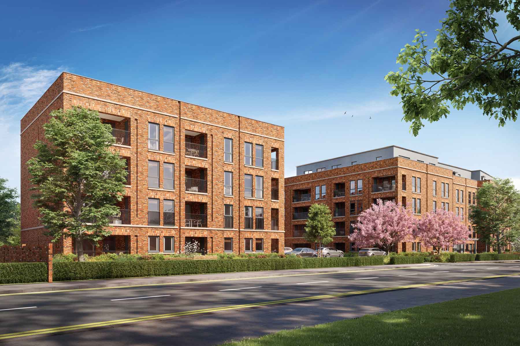 An exterior image of SO Resi's Whetstone development - available to purchase through Shared Ownership on Share to Buy!