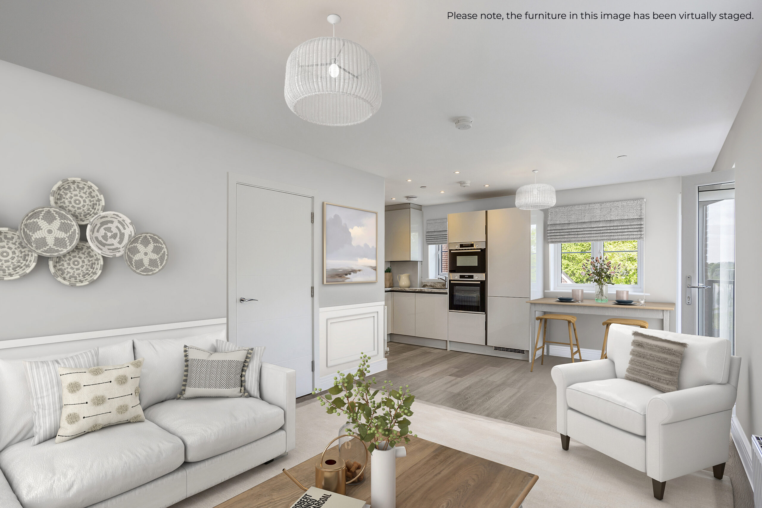 A CGI image of Abri Homes' Finchwood Park - available to purchase through Shared Ownership on Share to Buy!