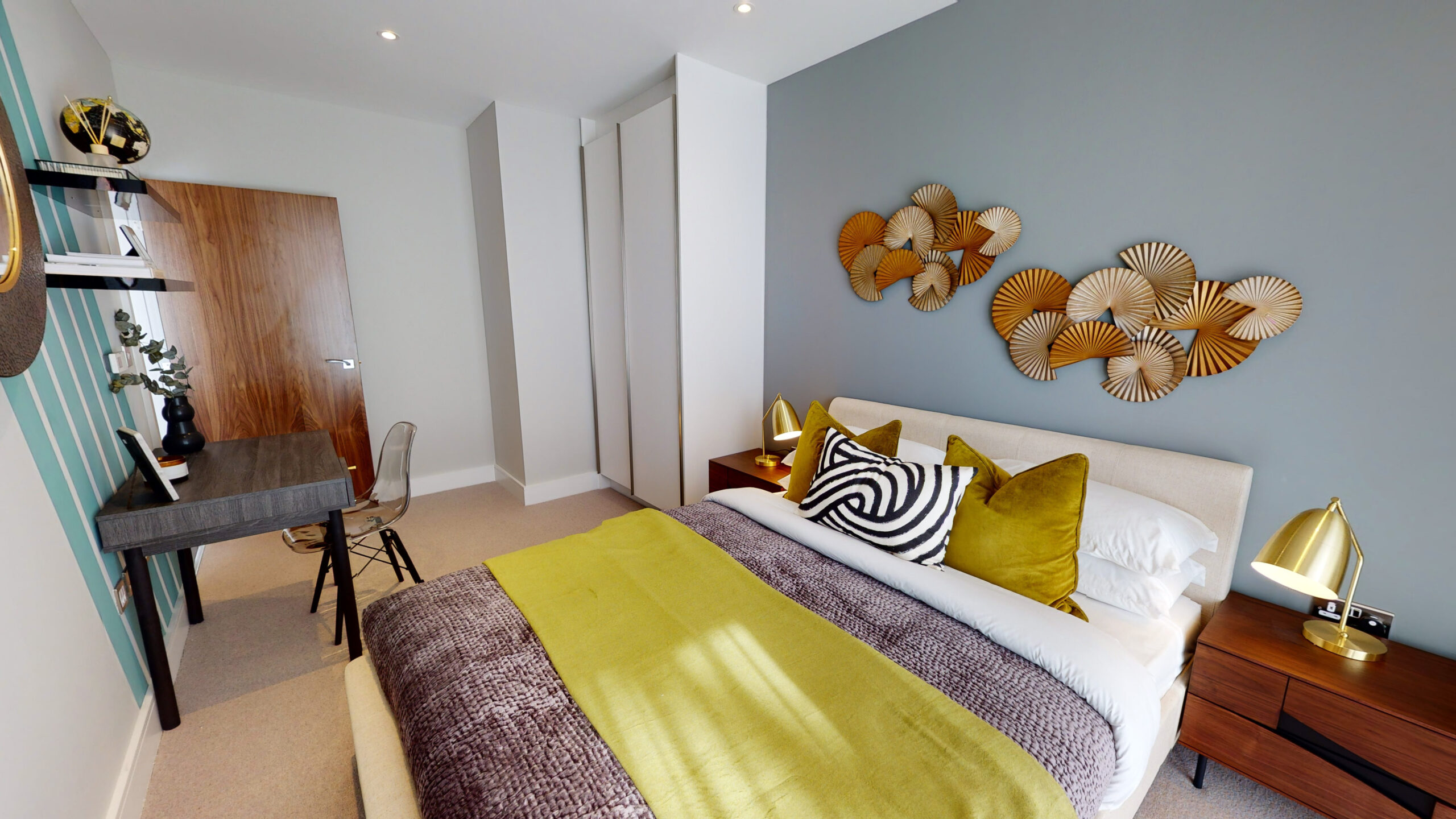 Image of a bedroom from the homes available at Orchard Wharf -  available to purchase through Shared Ownership on Share to Buy!