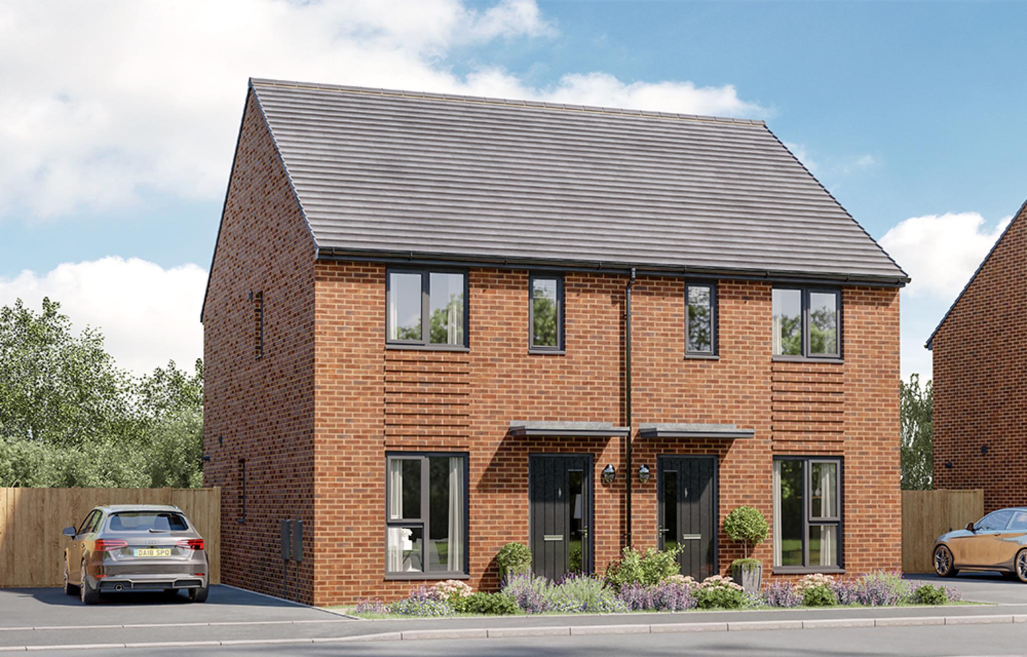 Image of the exterior of Home Group's new affordable housing development -    available to purchase through Shared Ownership on Share to Buy!