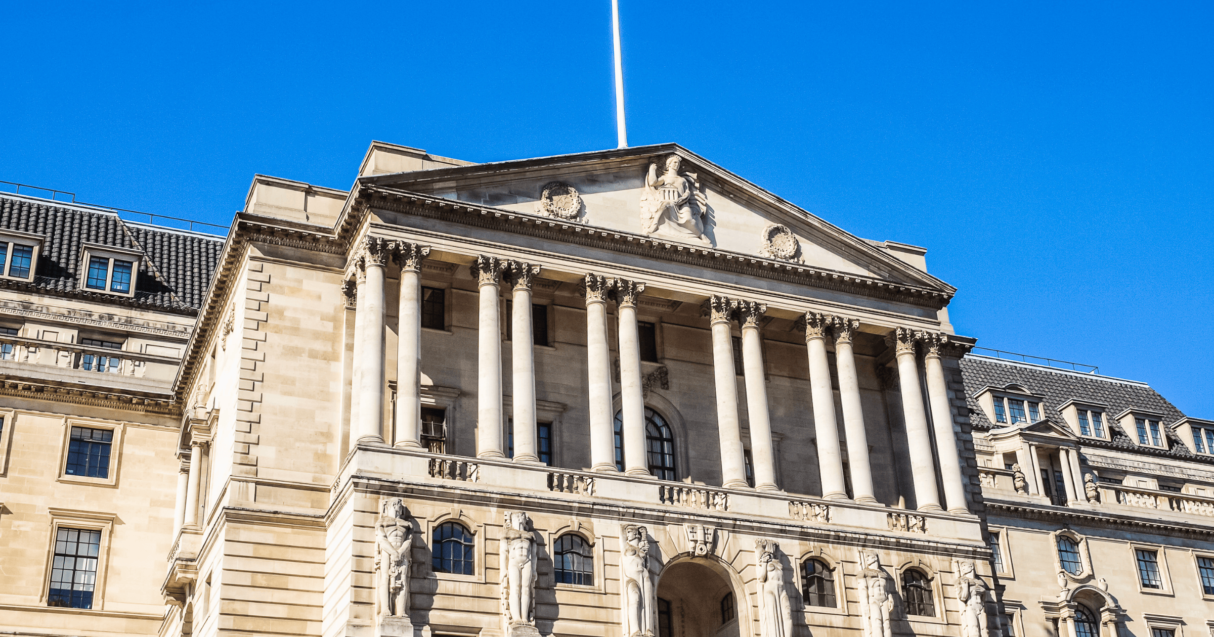 A stock image of the Bank of England. ind a Shared Ownership mortgage with Censeo Financial - Share to Buy's broker partner!