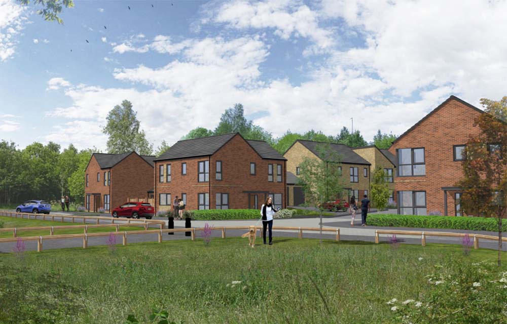An external CGI of The Cedars by Persona Homes - available to purchase through Shared Ownership on Share to Buy!
