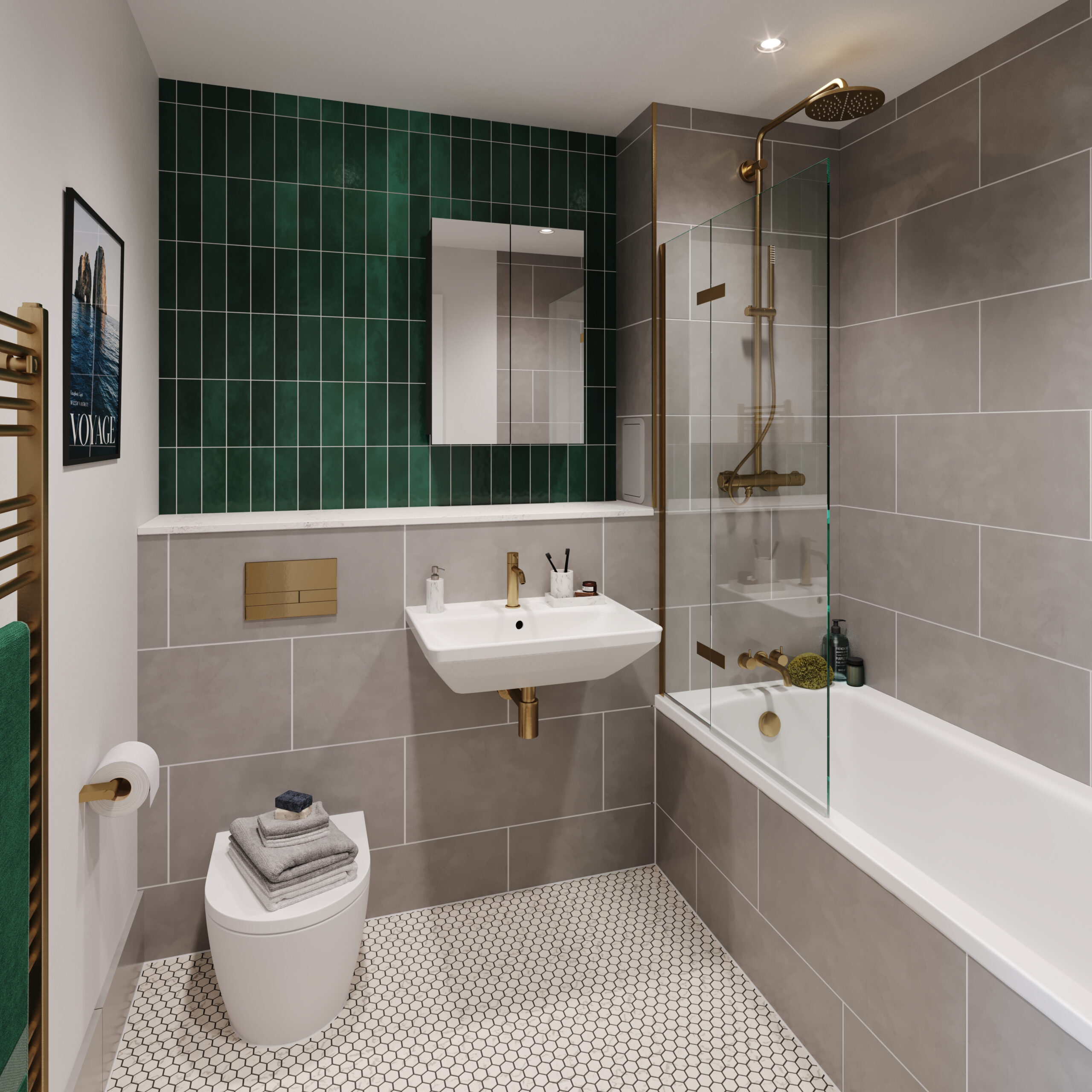 Image of of a bathroom from one of NHG Homes' Shared ownership apartments - Start your property journey on Share to Buy!