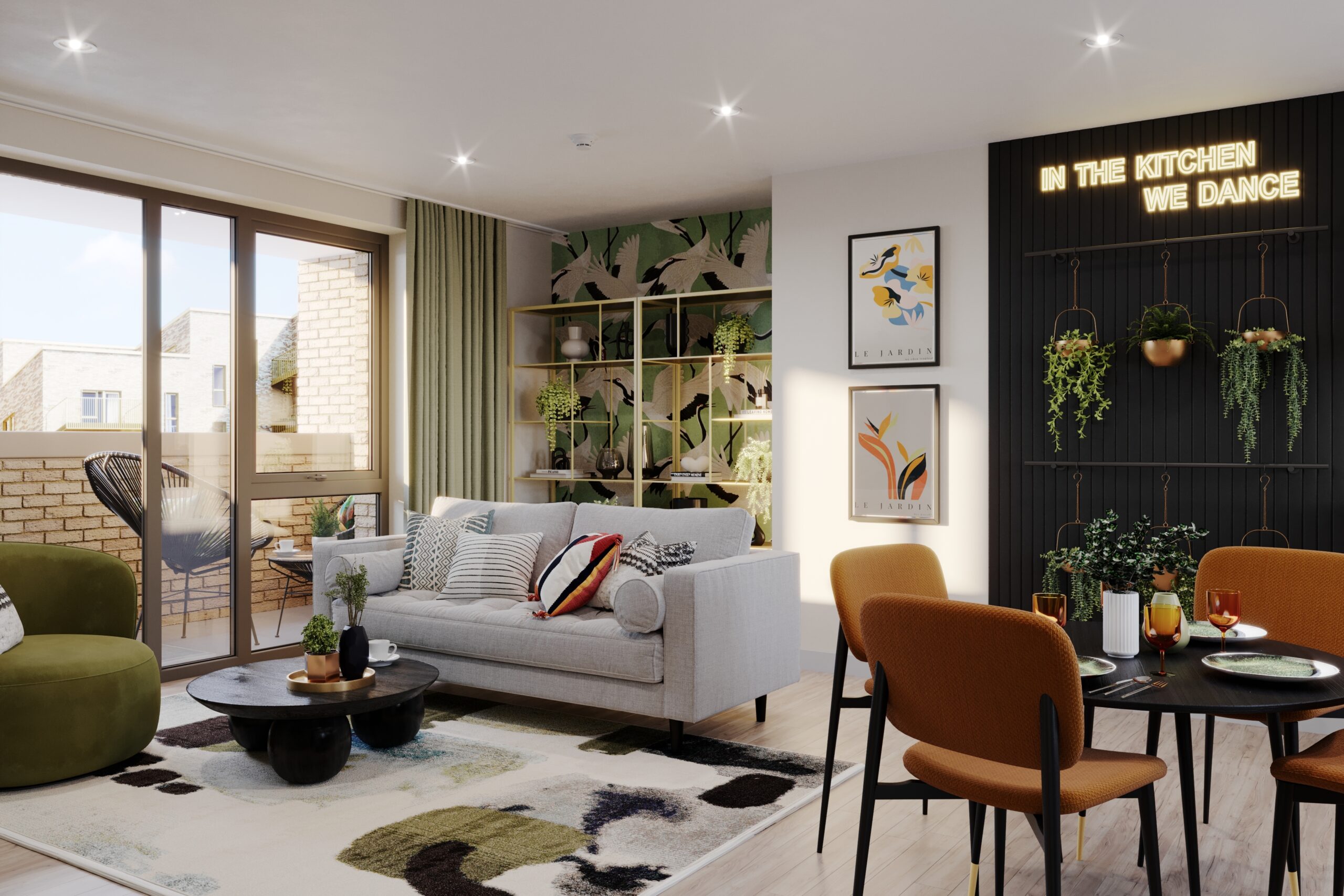 Image of of a living room from one of NHG Homes' Shared ownership apartments - Start your property journey on Share to Buy!