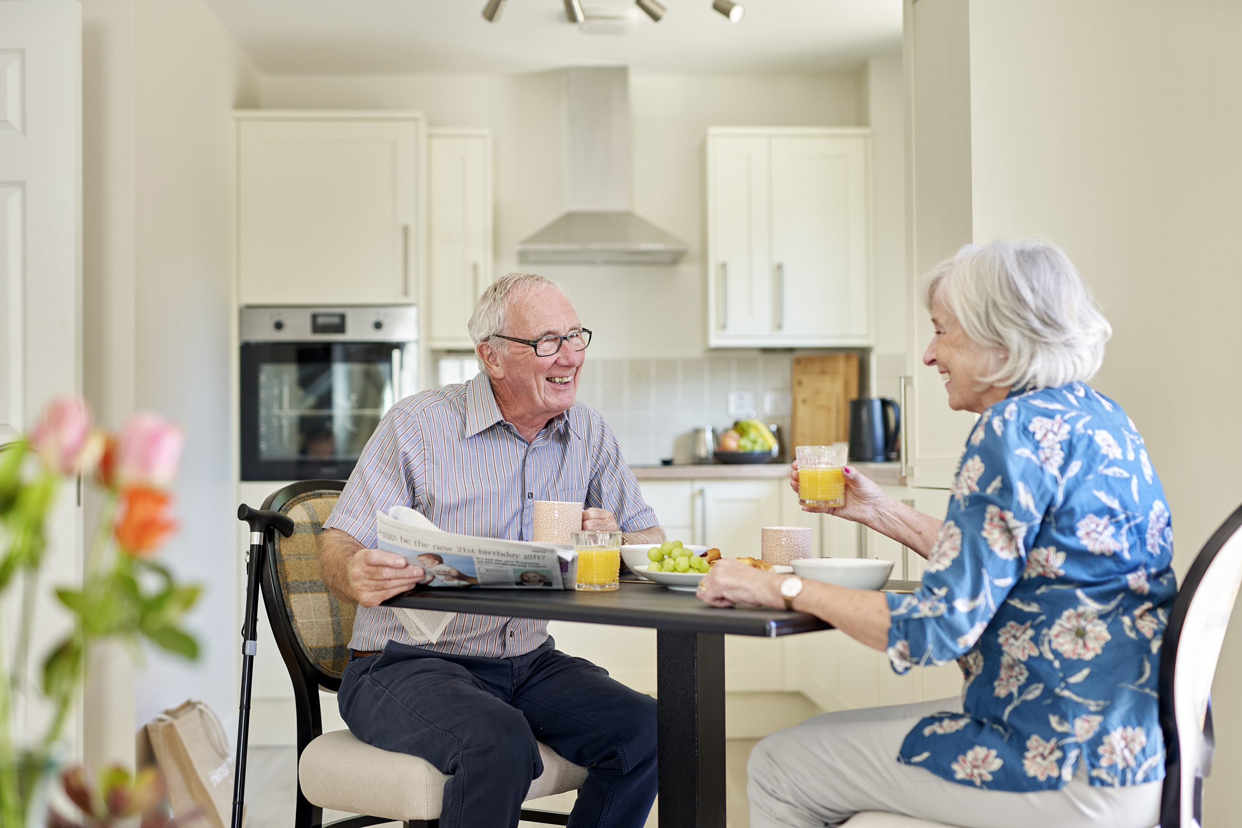 Stock image of a happy elderly couple - Start your property journey on Share to Buy!
