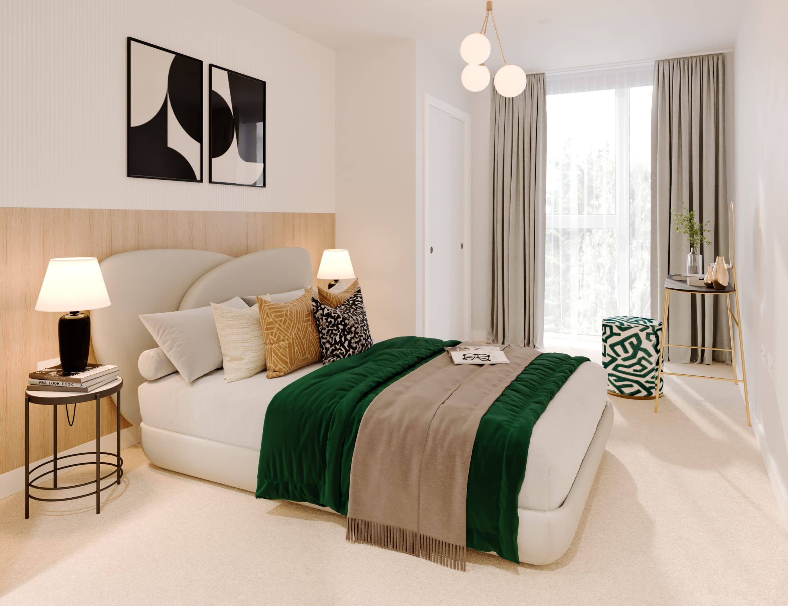 Image of a bedroom in Heybourne Park in Colindale, available from NHG Homes - Start your property journey on Share to Buy!