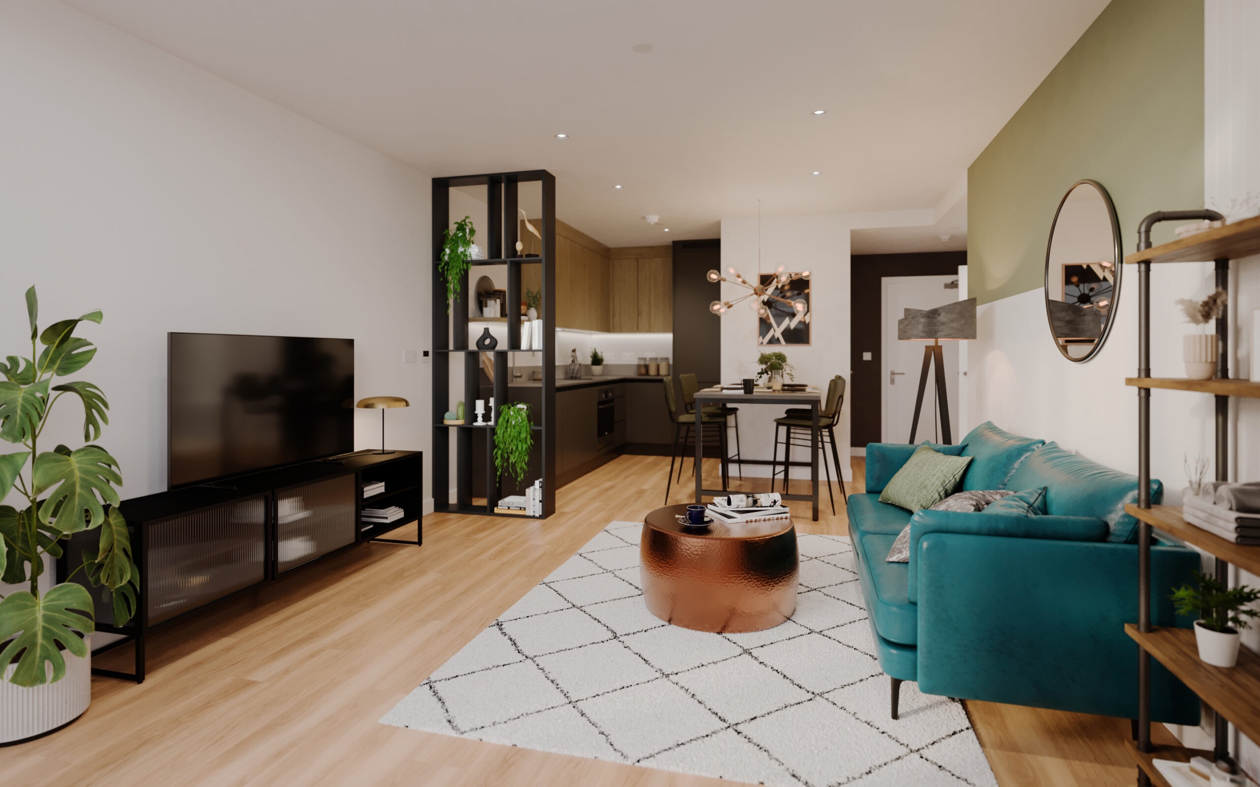 Image of a living area in Heybourne Park in Colindale, available from NHG Homes - Start your property journey on Share to Buy!