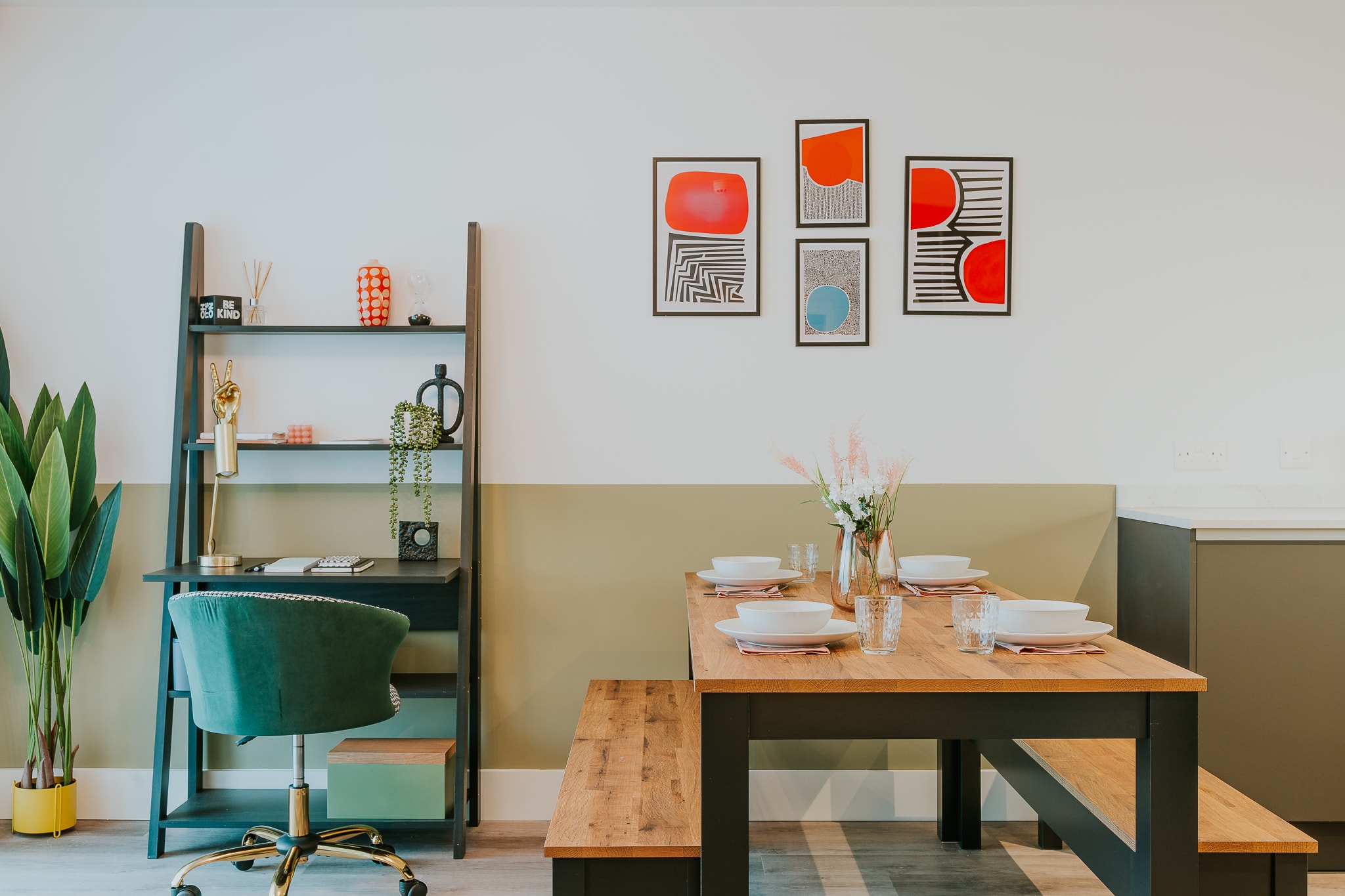 Image of a dining room at Guinness Homes' Point Cross development - available to purchase through Shared Ownership on Share to Buy!