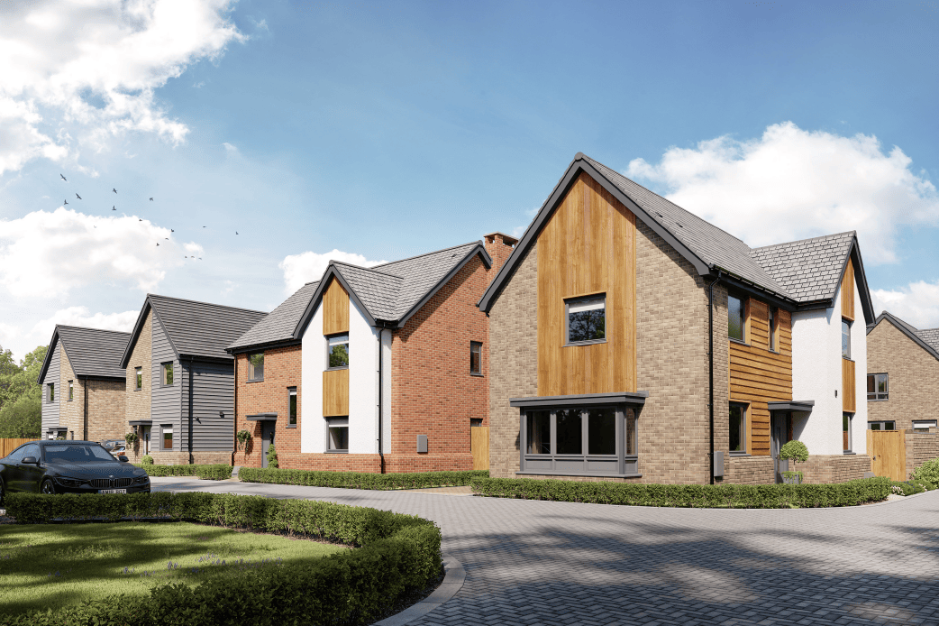 An external CGI image of Legal & General Affordable Homes' Carter Meadows development - available to purchase through Shared Ownership on Share to Buy