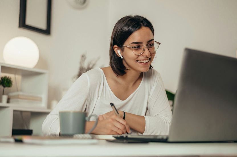 Women working from home