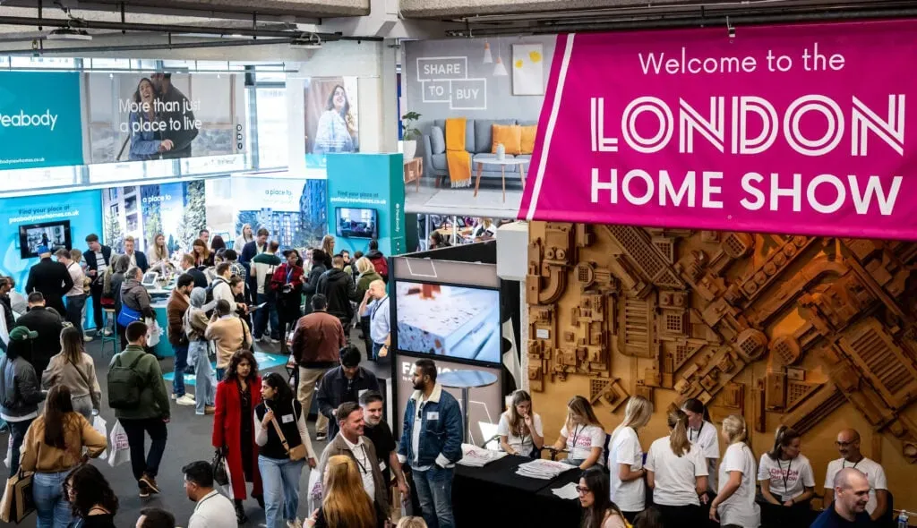 group of people at the london home show