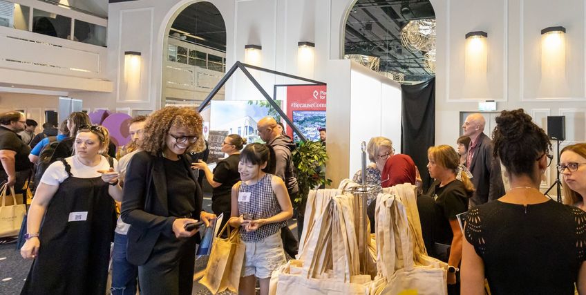 Attendees at the Manchester Homes Show