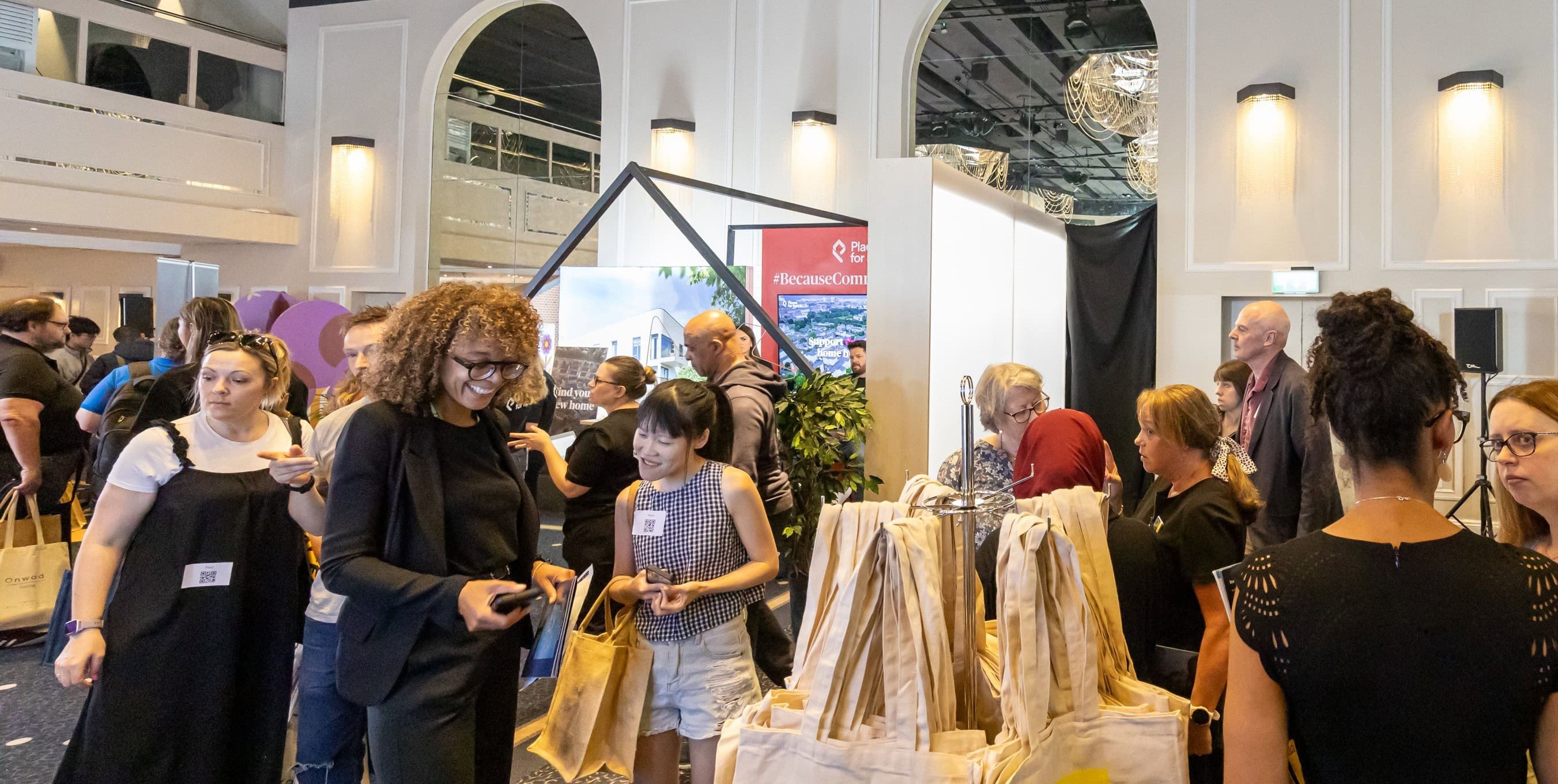 Attendees at the Manchester Homes Show