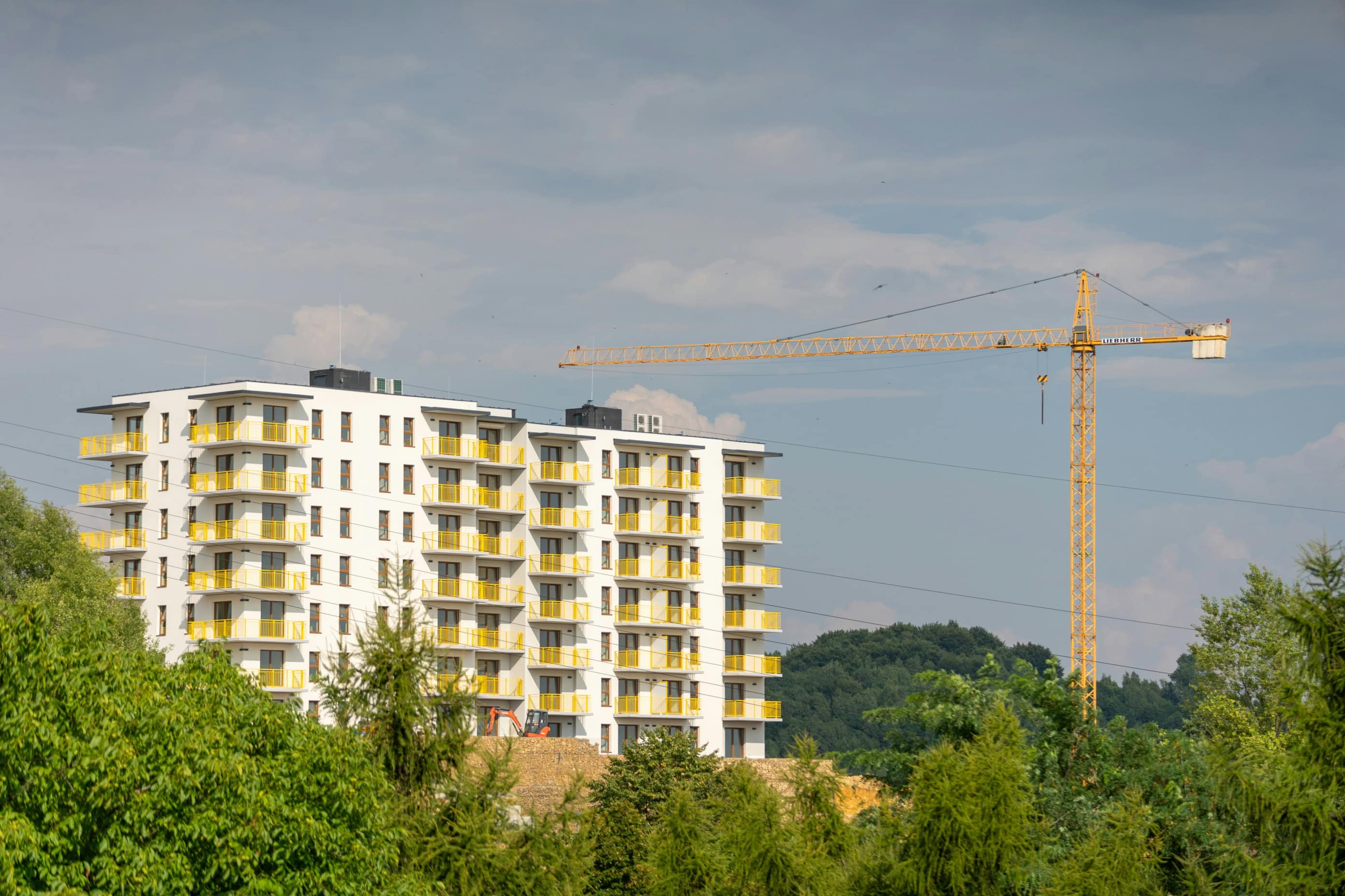 New-build development under construction