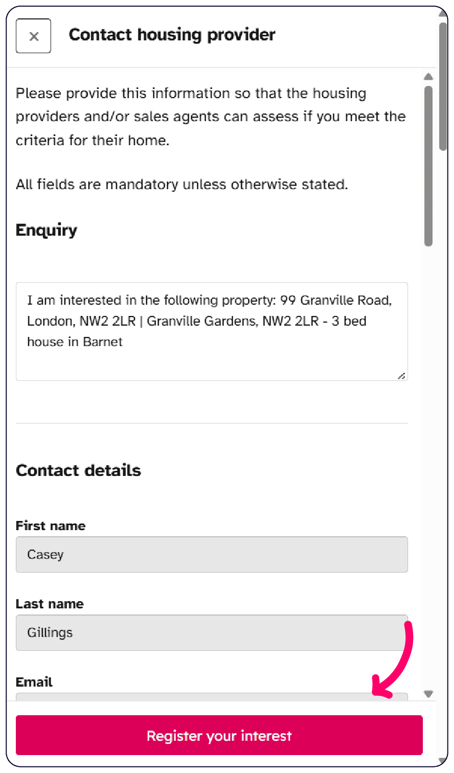 Share to Buy property search portal