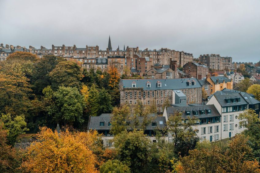 Residential area in Scotland